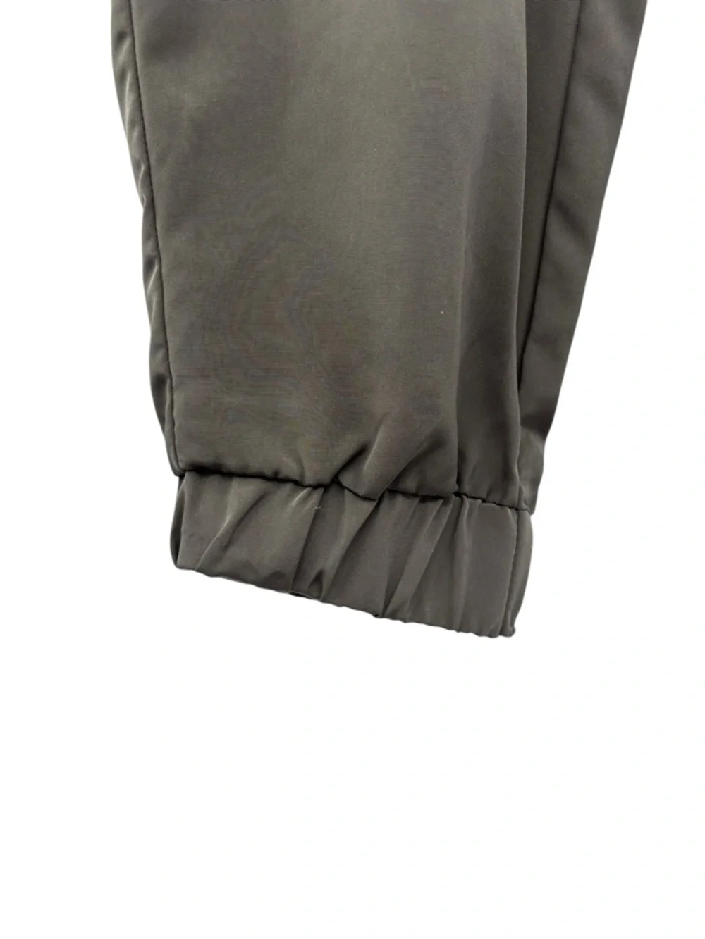 Zara Women’s  Dark Khakis High Waisted Cargo Joggers Size Large - Picture 7 of 15